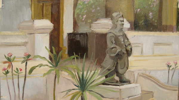 Wat Door Guardian In Luang Prabang, Laos