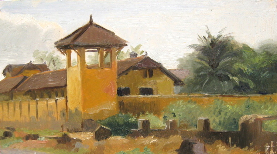 Old Prison in Kampot, Cambodia