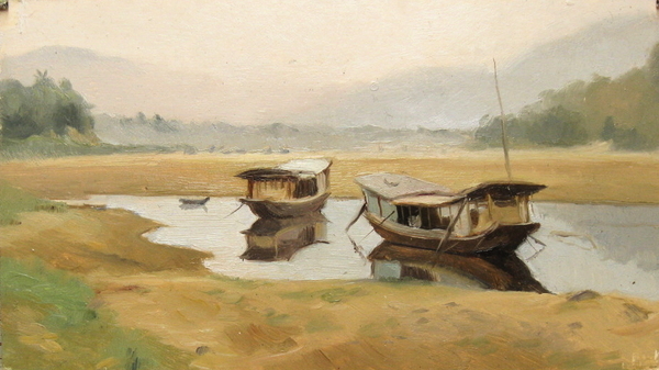 Boats On The Mekong