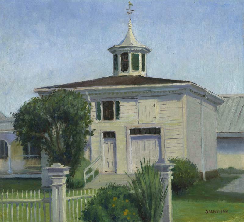 Farnsworth Homestead, 10 x 11 in., oil on linen on board