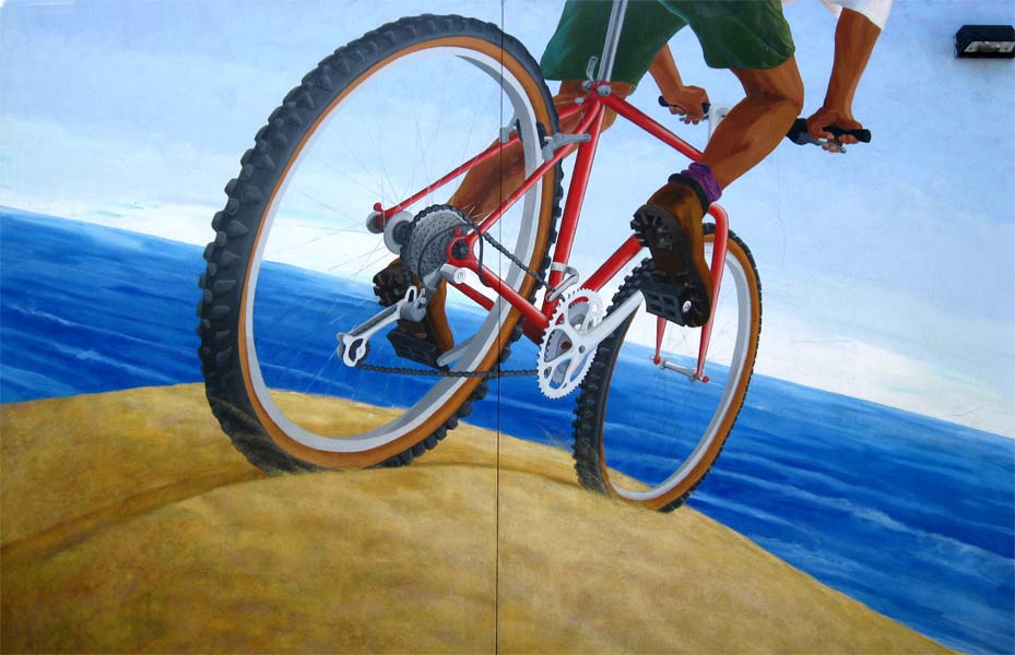 Dubocet Bike Mural (detail)