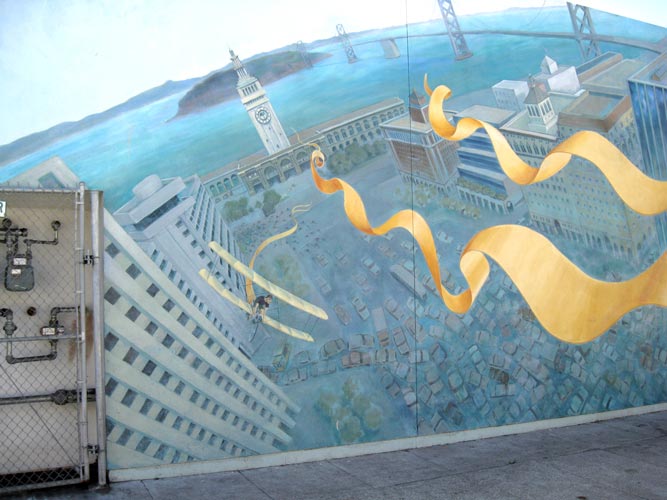 Dubocet Bikeway Mural (detail)