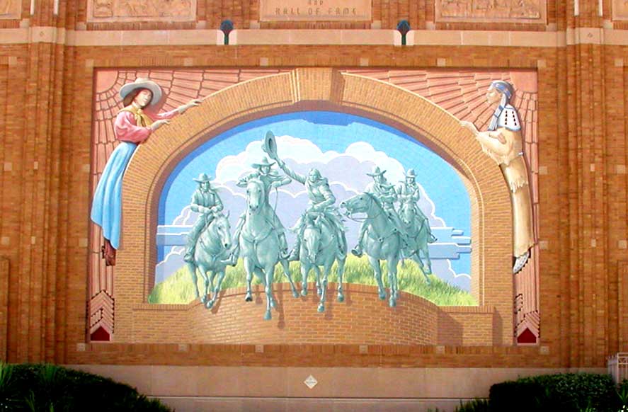 Cowgirl Hall of Fame Mural(Richard Haas Design, W/Evergreene Architectural Arts)
