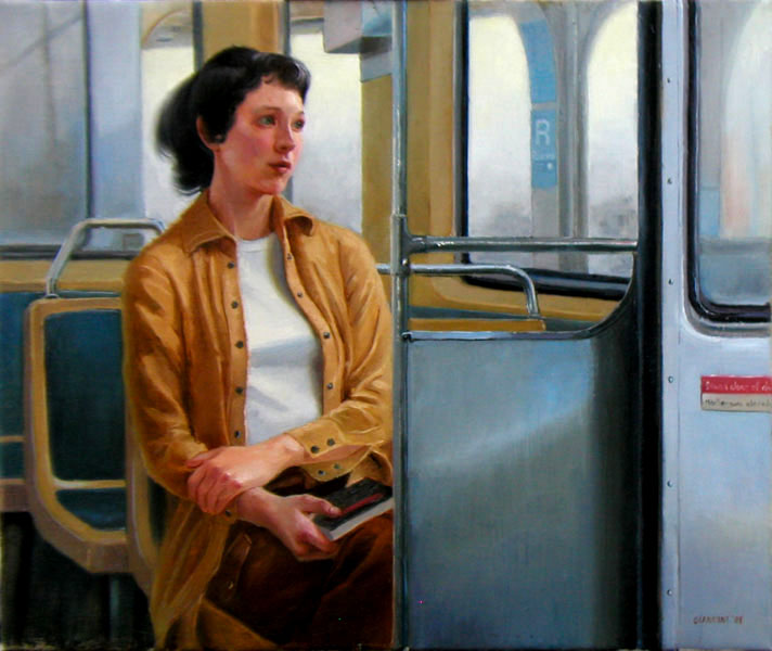 The New Arrival, 20 by 24 In., Oil on Canvas