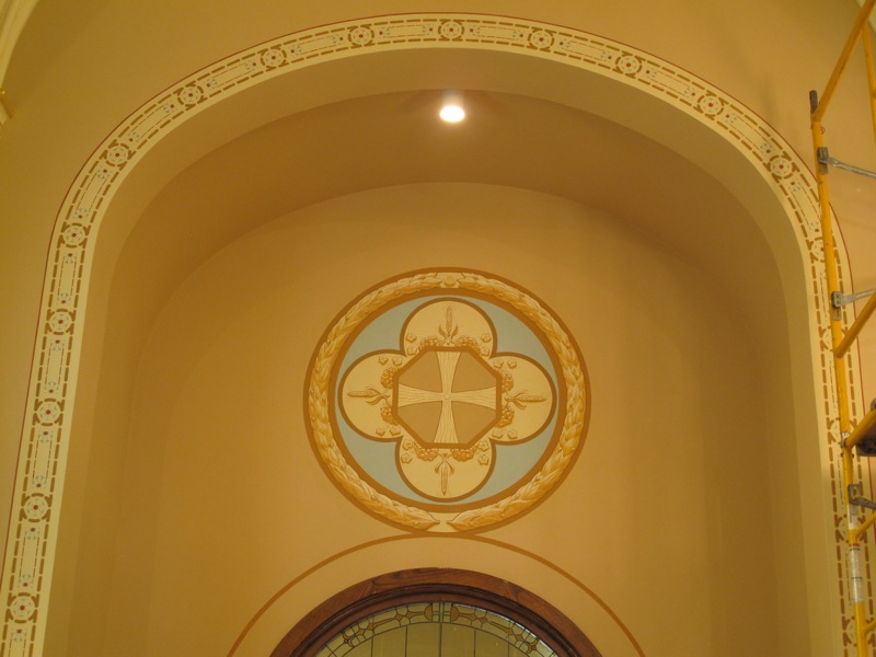 St. Francis deSales Side Chapel Mural, Paducah KY. W/Historic Surfaces