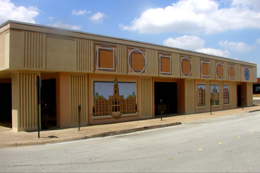 Tarrant County Bar Assoc.Mural, Fort Worth, Texas (In Progress, Richard Haas Design, W/Evergreene Architectural Arts)