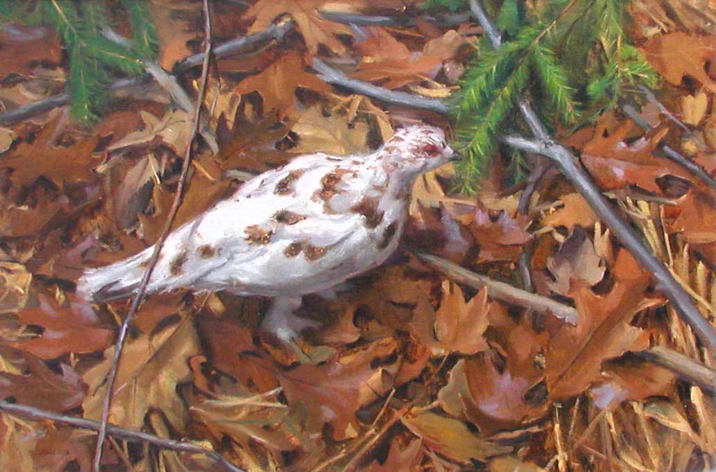 The White Coat, 18 by 30 in., Oil on Canvas