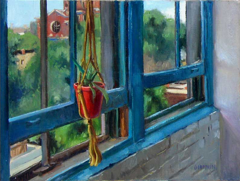 View of St. Mary's, 12 by 16 in., OIl on Canvas