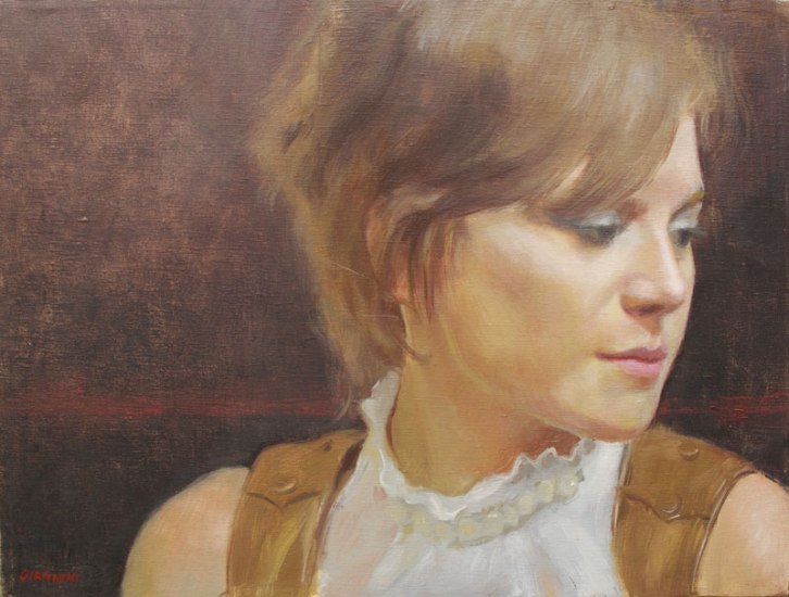 Courtney, 12x16in., oil on linen, S.Giannini