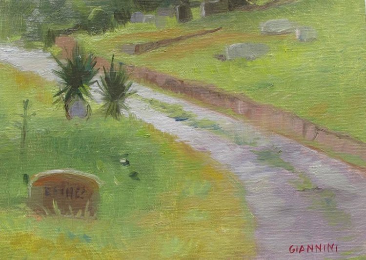 Tryon Cemetery, 5 x 7 in