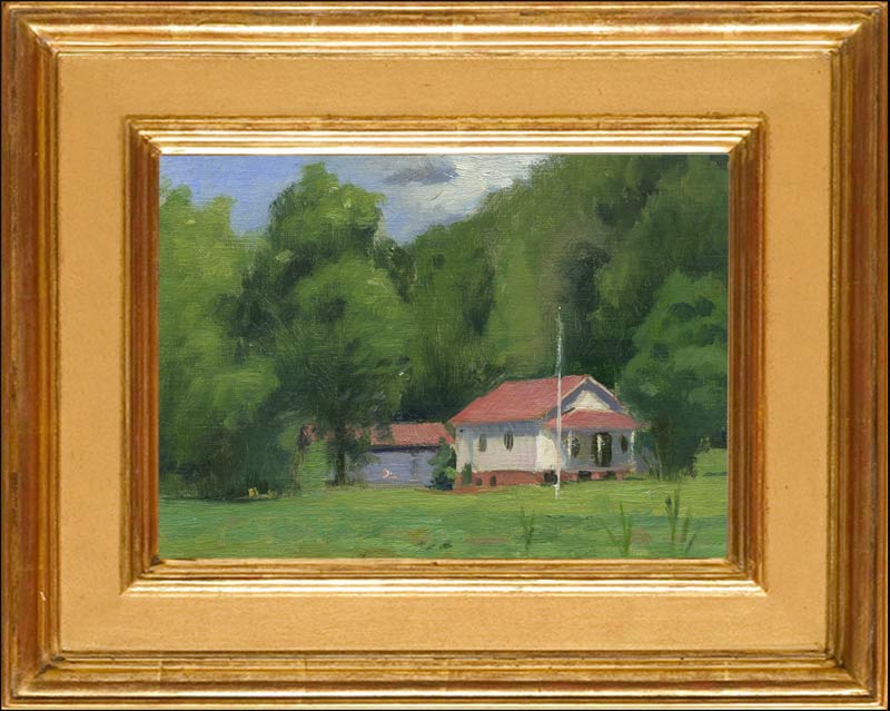 The White House, 5 x 7 in, oil on linen.