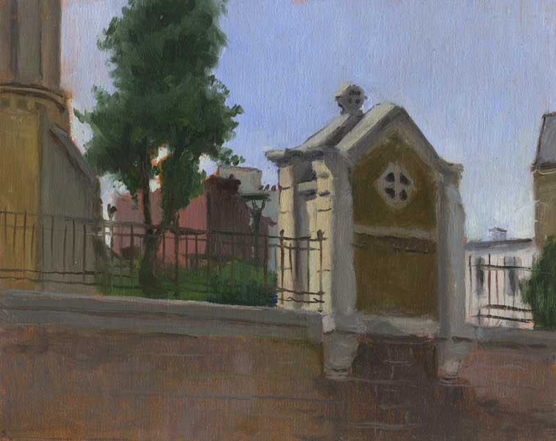 Montmartre Paris, 8 x 10 in., oil on linen