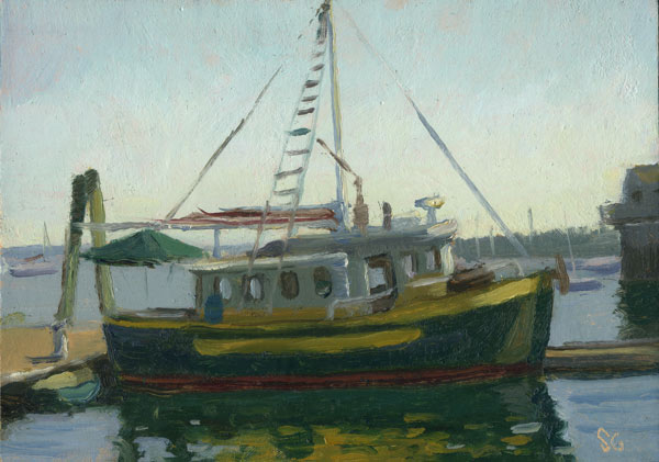 Sweet Chariot, 5 x7 in., Oil on Linen on Panel