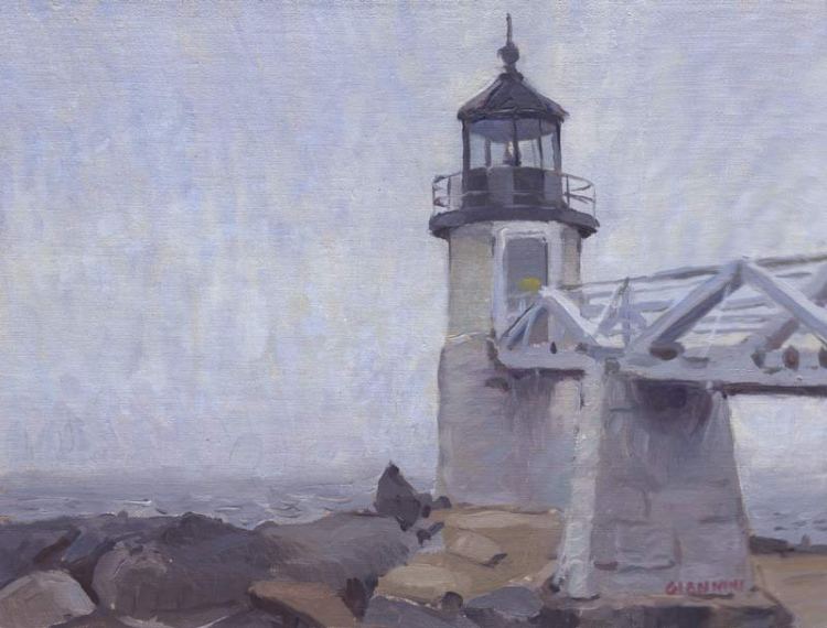 Marshall Point Light, Port Clyde, Maine, 9 x 12 in.