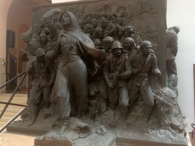 A sculpture in the Museo Pietro Canonica.