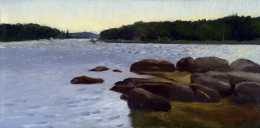 Inlet, 8 x 16. in., oil