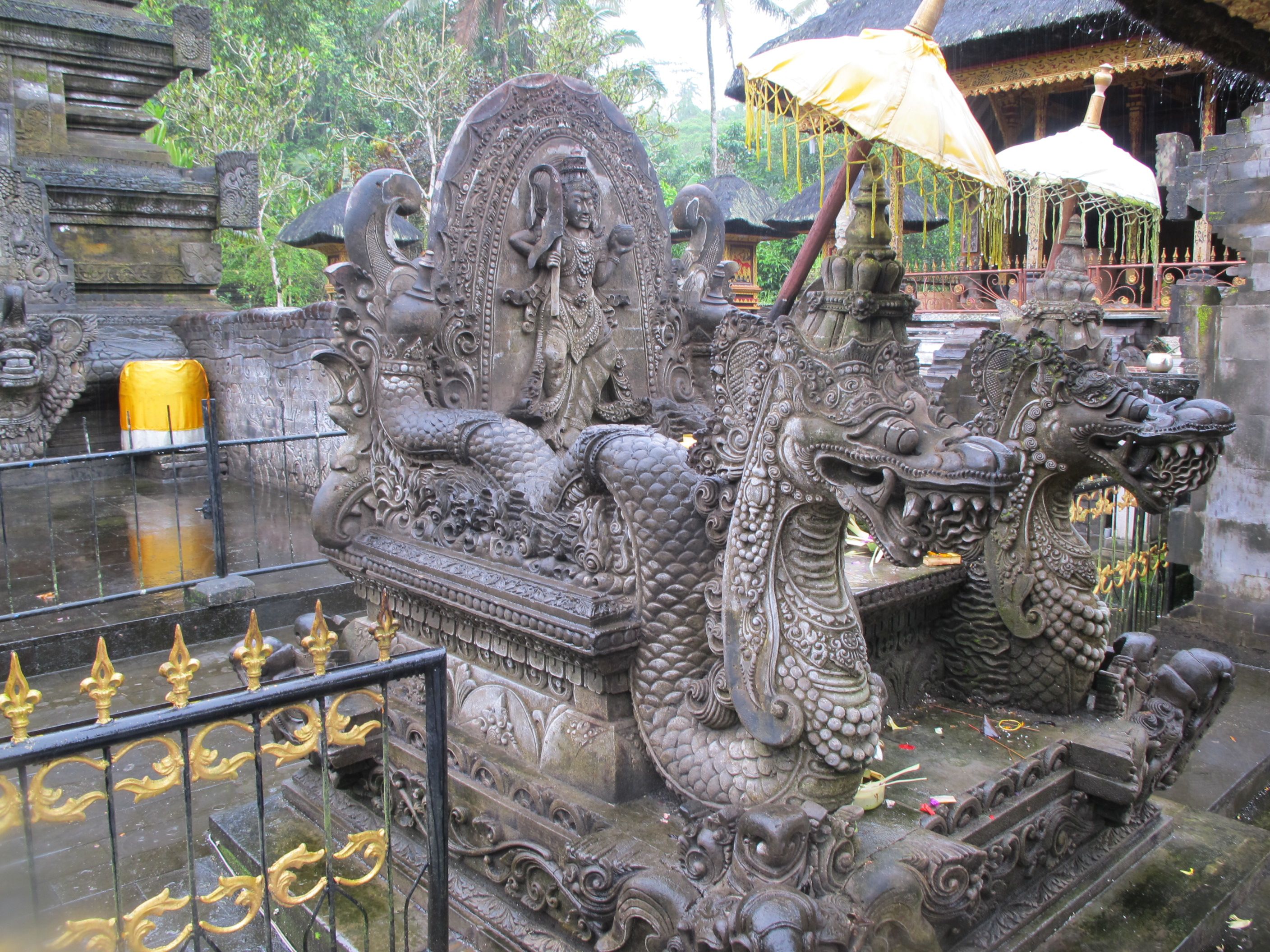 Sculpture at Tampakseering Temple, Bali