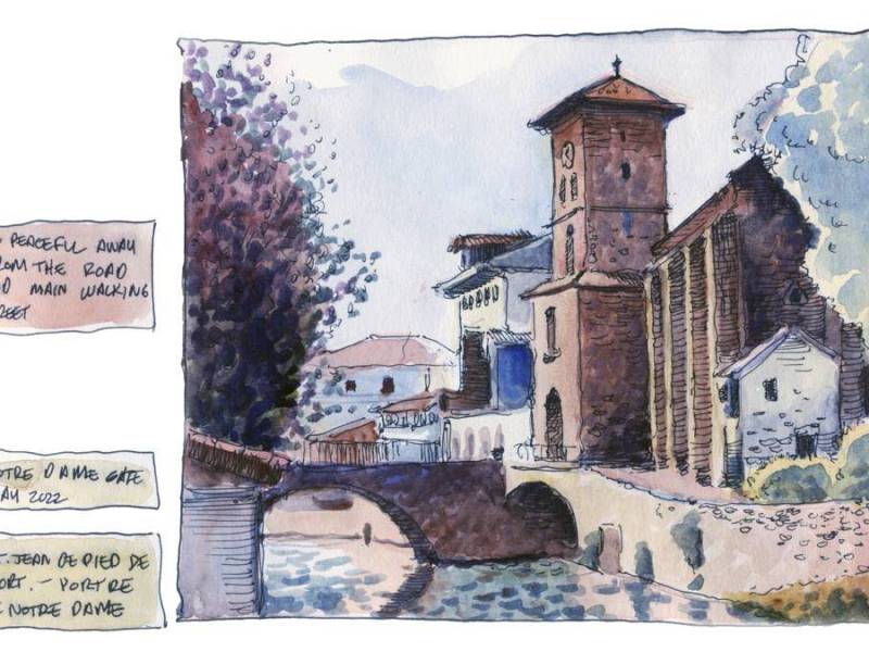 A Sketching Camino de Santiago&nbsp;Pilgrimage