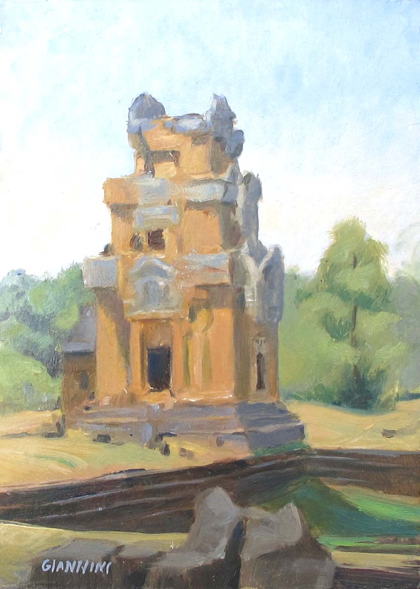 Ruins At Angkor, Cambodia