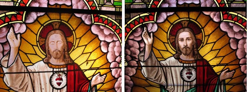 Stained Glass Conservation Progression