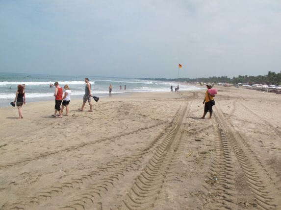 The beach in, Kuta, Bali The beach in, Kuta, Bali
