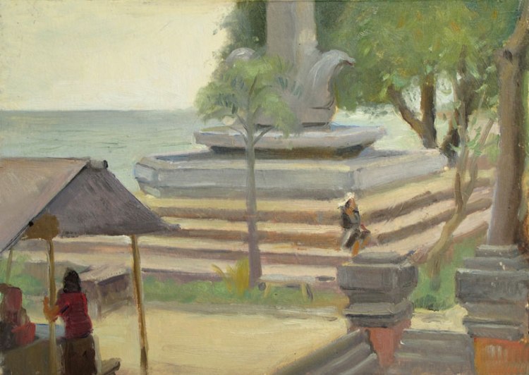 Kalibukbuk,Bali_SGiannini Kalibukbuk,Bali, 7 x 10 in., Bail on Museum Board